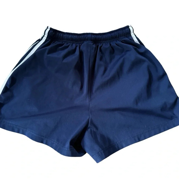 Vintage Spalding Activewear Shorts Women Size Medium Navy Blue - Picture 4 of 6